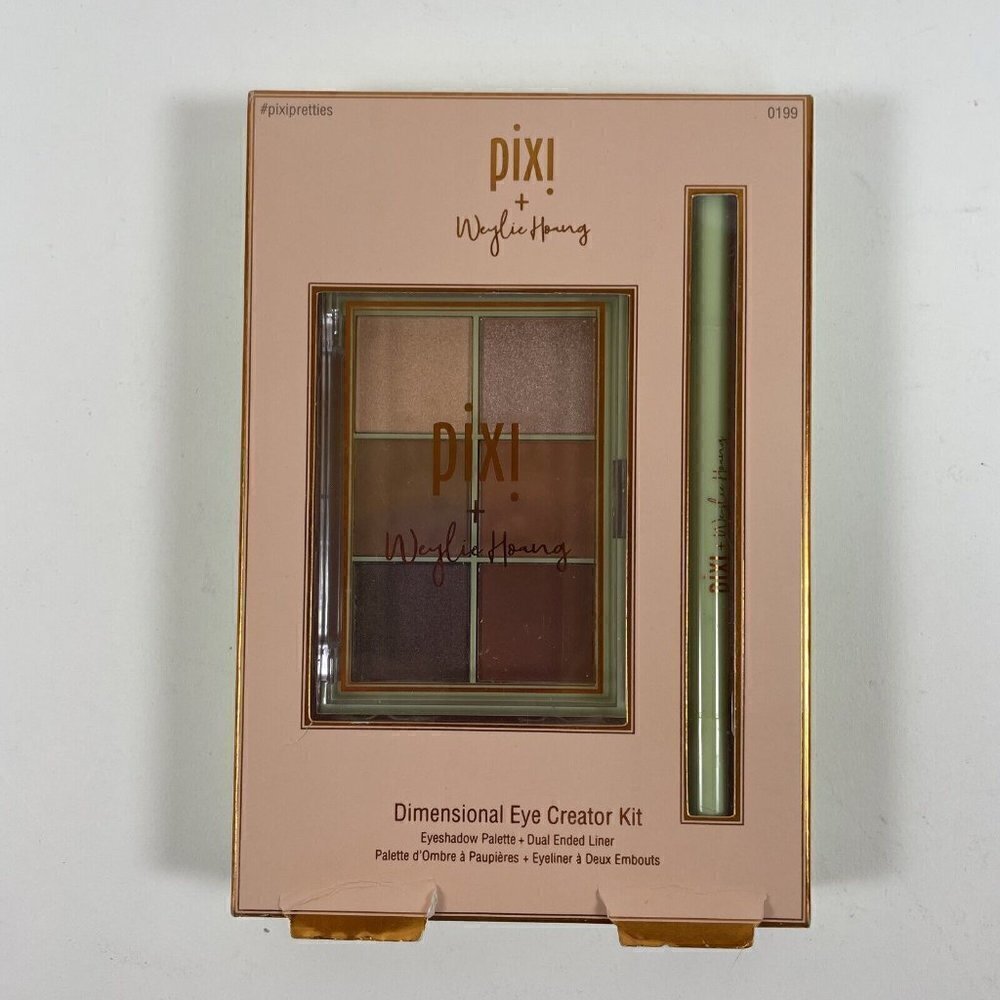 Pixi Weylie Hoang Dimensional Eye Creator Kit Eyeshadow Palette & Eyeliner New